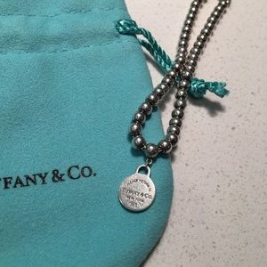 Tiffany round tag bracelet